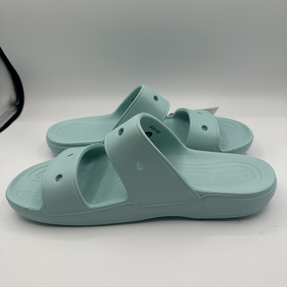 Crocs Classic Sandals Mens Sz 13 Pure Water Blue Slip On Slides 206761-4SS NWT - Picture 3 of 9